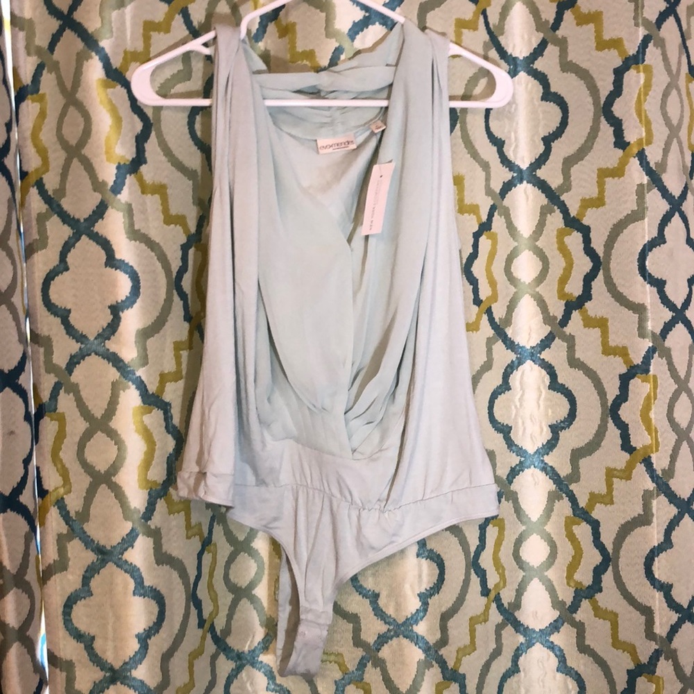 Eva mendes New York and company mint body suit